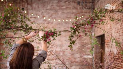 267377 - DIY Hanging Floral Installation for a Wedding - HGTV