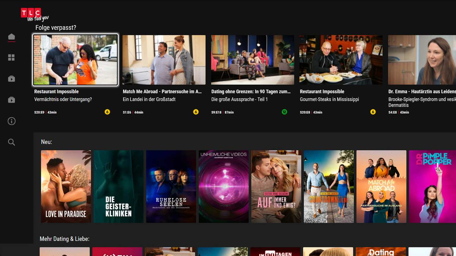 DAS BESTE VON TLC MIT HBBTV ERLEBEN
