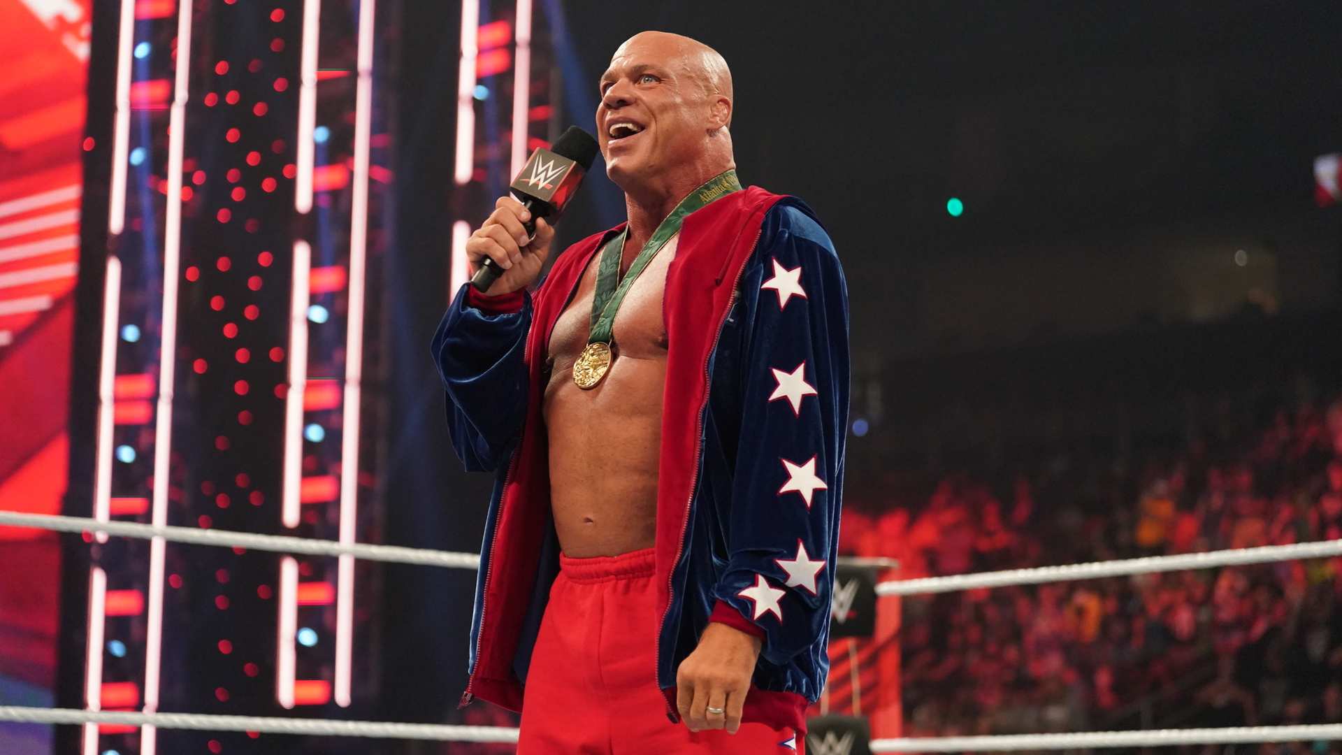 WWE, A Bordo Ring: Kurt Angle, un vero eroe olimpico (VIDEO)